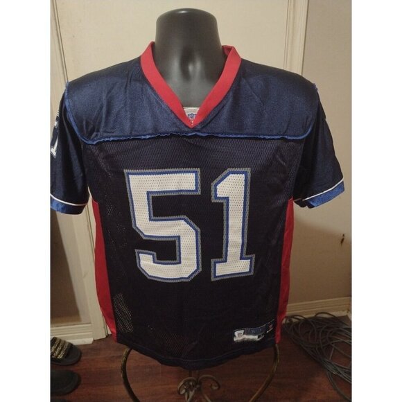 Paul Posluszny #51 Buffalo Bills NFL Reebok Blue Jersey Youth Size Large L 14-16 - Picture 1 of 11